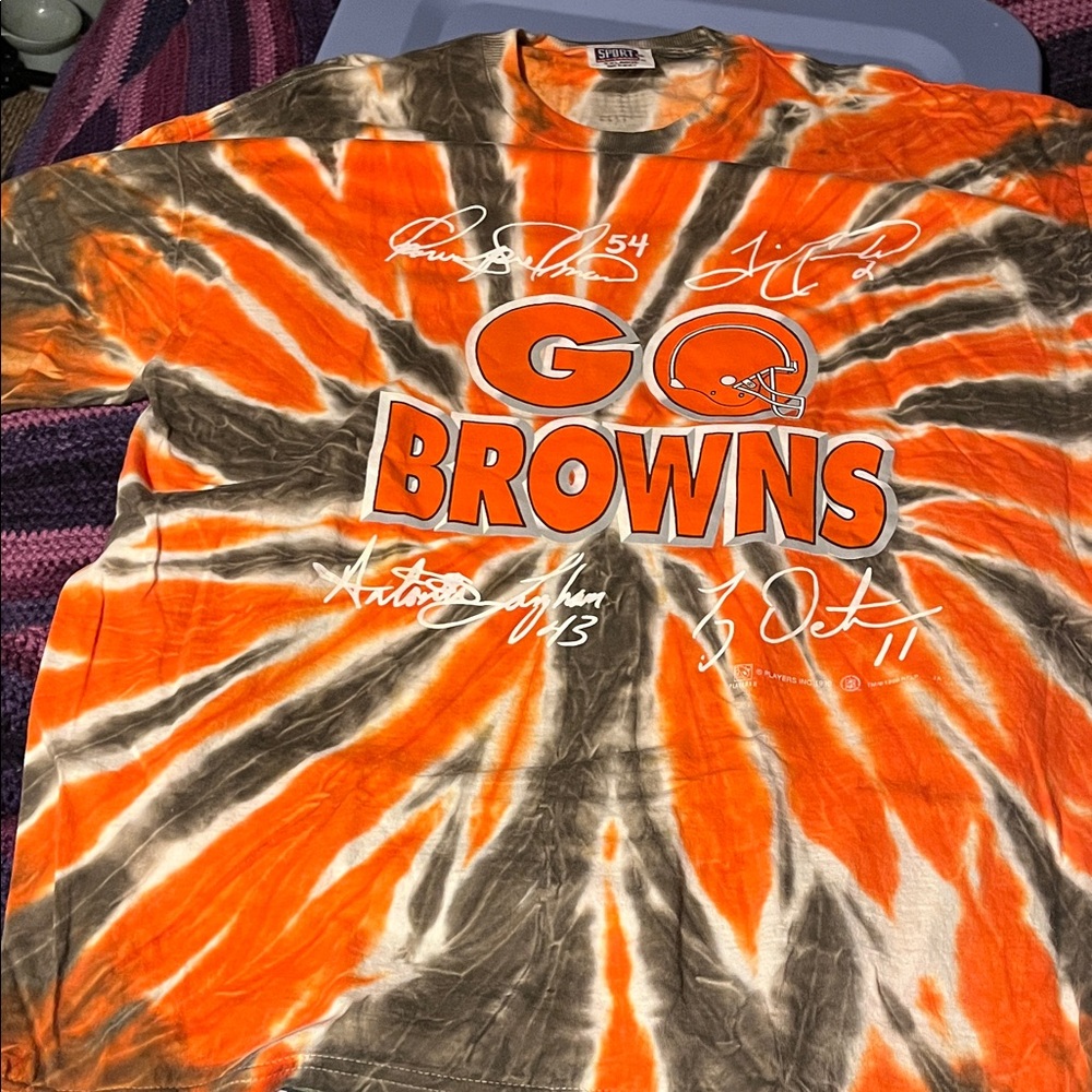 Vintage NFL Cleveland Browns Tie Dye Shirt